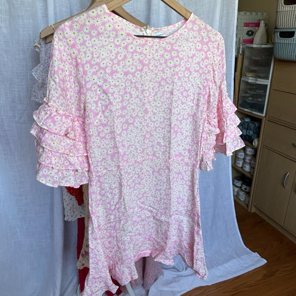 Faithfull the Brand Mini Floral Dress